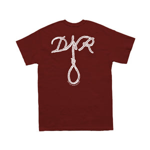 DNR NOOSE TEE (MAROON)